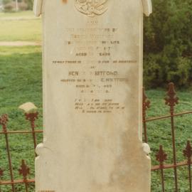 Hillbank Cemetery, Henry Whitford