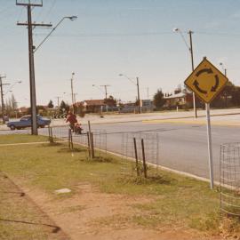 Road Roundabout On Peachey Road
