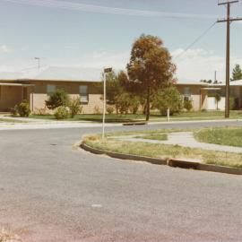 Intersection of Crabb Road and Tudor Crescent