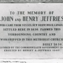 Jeffries Memorial, Penfield