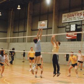 Volleyball Game at Elizabeth Recreation Centre: 1985