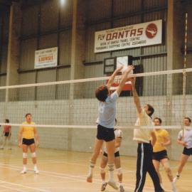 Volleyball Game at Elizabeth Recreation Centre: 1985