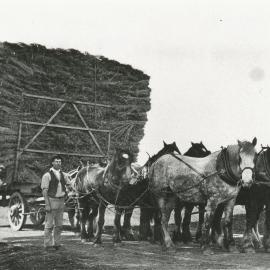Massey Hatcher Carting Hay