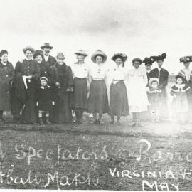 Spectators at the Virginia Football Team Match