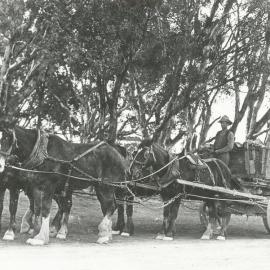 Mick McEvoy carting stones