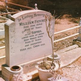 Angle Vale Cemetery: William & Sophia Fatchen