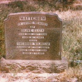 Angle Vale Cemetery: Wattchow