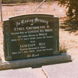 Angle Vale Cemetery: Worden
