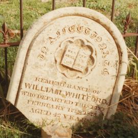 Little Para Weslyan Cemetery: William Whitford