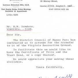 Virginia Recreation Park transfer