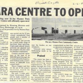 Munno Para Community Centre