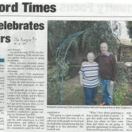 Elizabeth Gardening Club 50 years