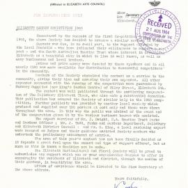 Elizabeth Garden Competition 1965