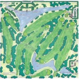 Map of North Lakes Golf Course