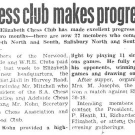 Elizabeth Chess Club