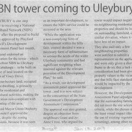 NBN Tower at Uleybury