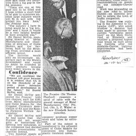 Metal Manufacturers & Cable Makers Opening