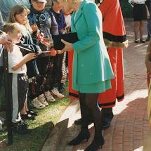 Duchess of Kent visits Elizabeth, 1995