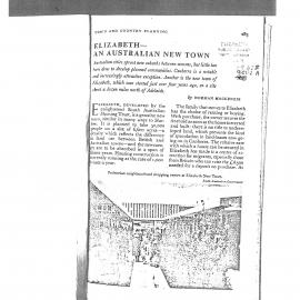 Elizabeth - An Australian New Town by Norman MacKenzie