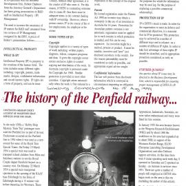 The History of the Penfield Railway