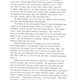 O'Leary Family History