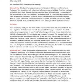 Interview with May Guerin nee O'Leary