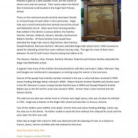 Angle Vale WWII Memorial Roll