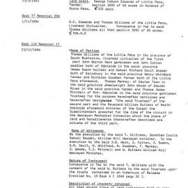 Little Para Church Land Transfers