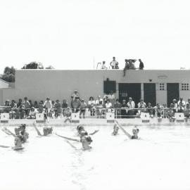 Australia Day pool party, synchronized swimming: 1988