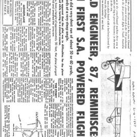 First Powered Flight in South Australia