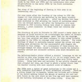 Elizabeth Area - 1860's