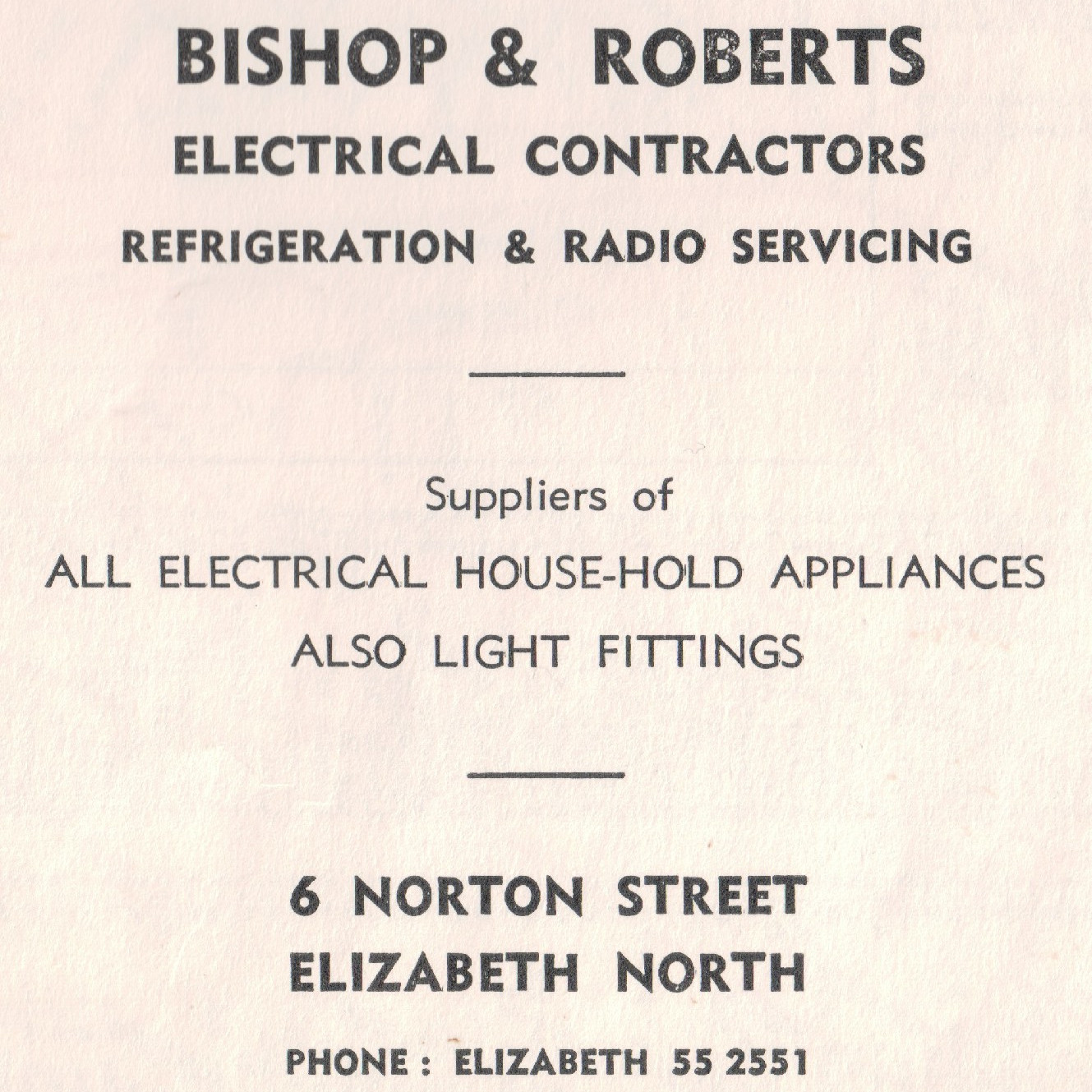Bishops & Roberts Electrical Contractors