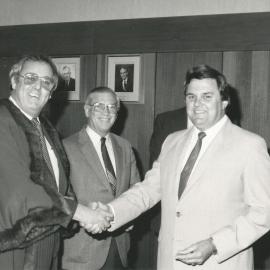 Presentation of Adams Road bridge painting