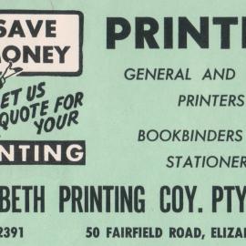 Elizabeth Printing Company