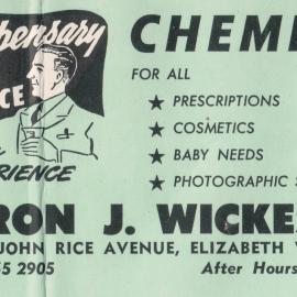 Ron J. Wickes Chemist