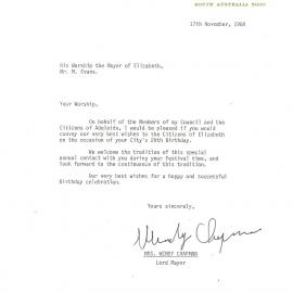 Elizabeth Relay Messages, 1984