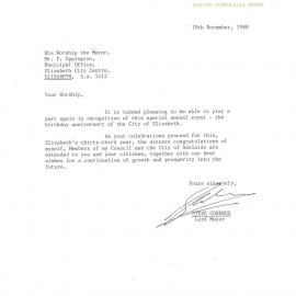 Elizabeth Relay Messages, 1988