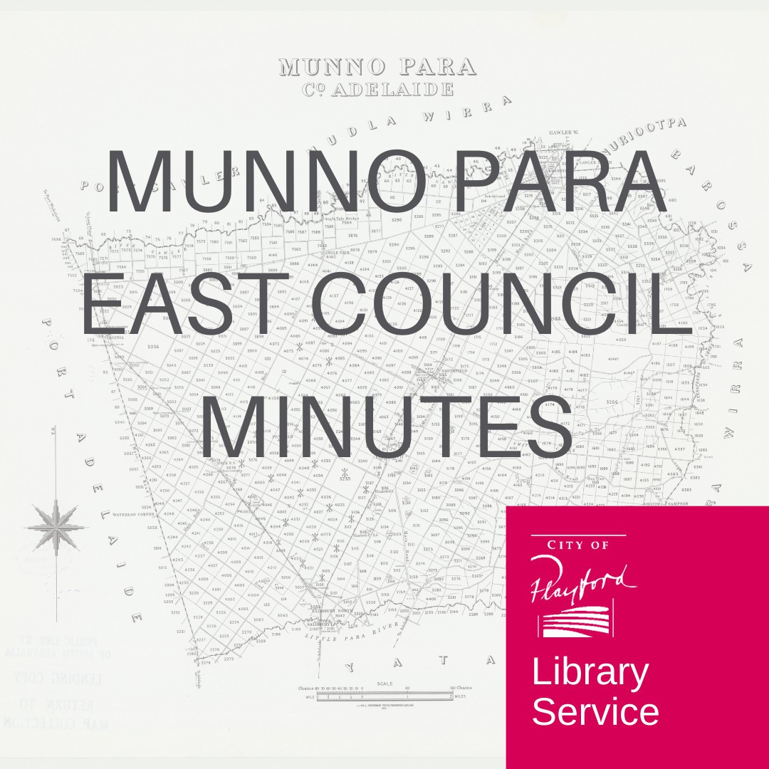 Munno Para East Council Minutes