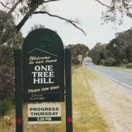 One Tree Hill Signage