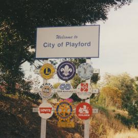 City of Playford Sign