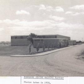 Pinnock Manufacturing factory, Elizabeth South: 1958