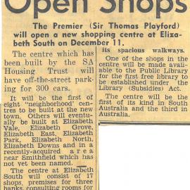 Elizabeth South Shops