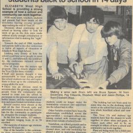 Elizabeth West High School 