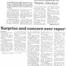 Elizabeth West High School 