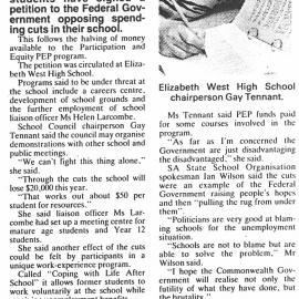 Elizabeth West High School 