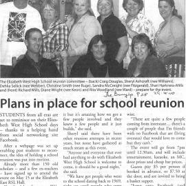 Elizabeth West High School Reunion