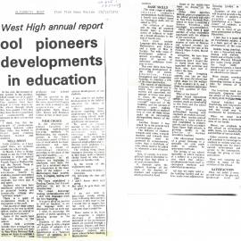 Elizabeth West High School 