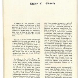 History of Elizabeth