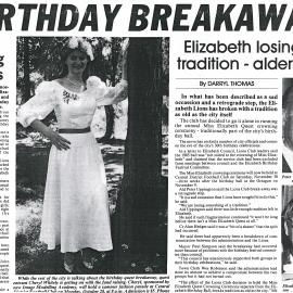 Elizabeth 30th Birthday