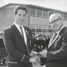 Elizabeth High school donation: 1964